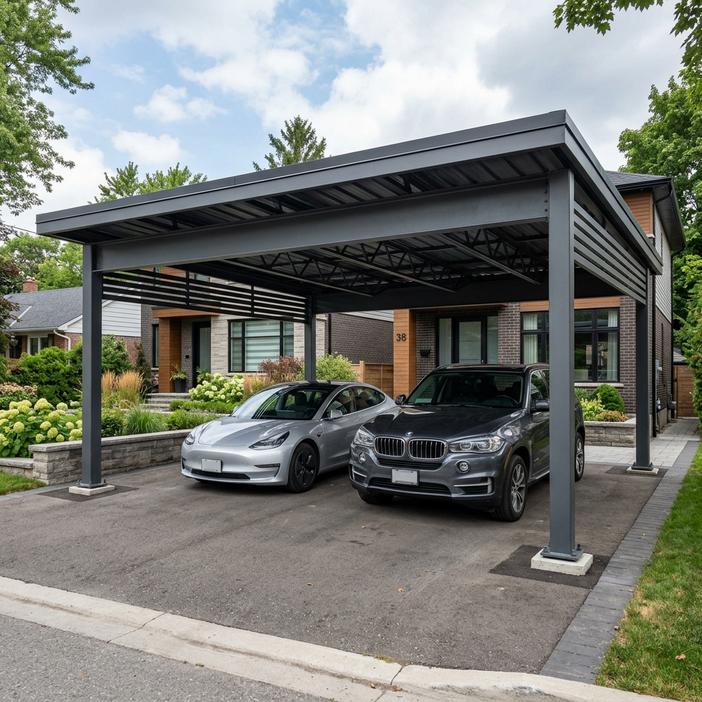 Carport doppio